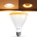 Fits 5" or 6” recessed cans. Our BR30 bulbs give off sunlight-like quality for true color rendering.