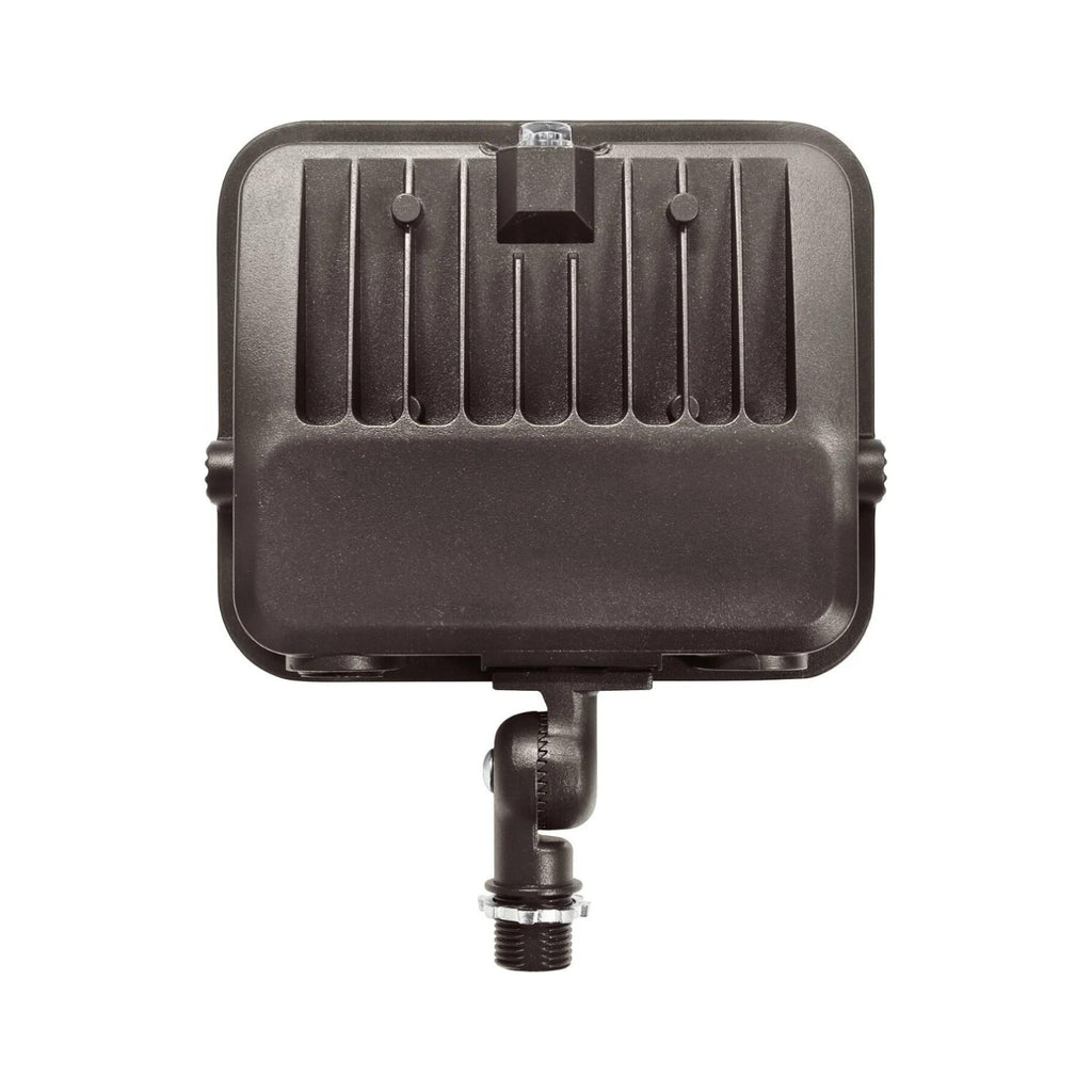 LED Flood Light, Knuckle Mount, Dark Bronze, 65W/54W/41W/27W, Dusk to Dawn Photocell, Selectable Wattage & CCT, 9400 Lumens