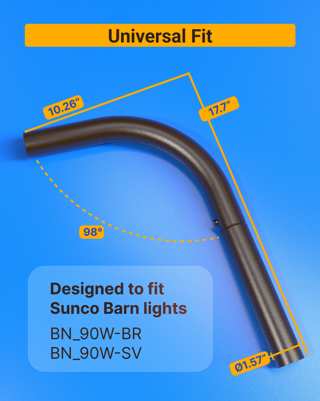 Suitable for Sunco Barn Lights, making it a universal fit.