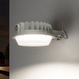 Silver Gray LED Barn Light, 90W, Dusk to Dawn Photocell, 12600 Lumens