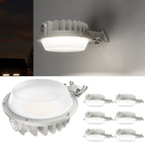 Silver Gray LED Barn Light, 90W, Dusk to Dawn Photocell, 12600 Lumens