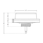 Bi-Level Microwave Motion & Daylight Sensor with Adjustable Swivel Quick Connect Socket
