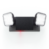 2 Head LED Emergency Light, Black Housing