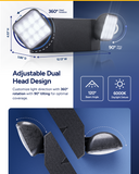 An adjustable head on emergency lights ensures optimal lighting coverage, allowing you to direct light exactly where it's needed during critical moments.