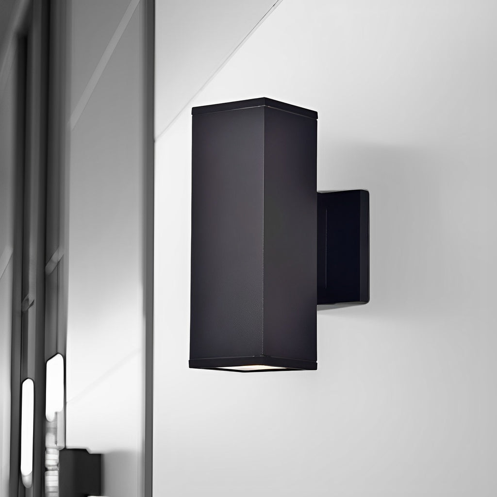 LED Black Wall Sconce, 18W, Raven, 1500 Lumens