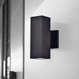 LED Black Wall Sconce, Dusk to Dawn, 18W, Raven, 1500 Lumens