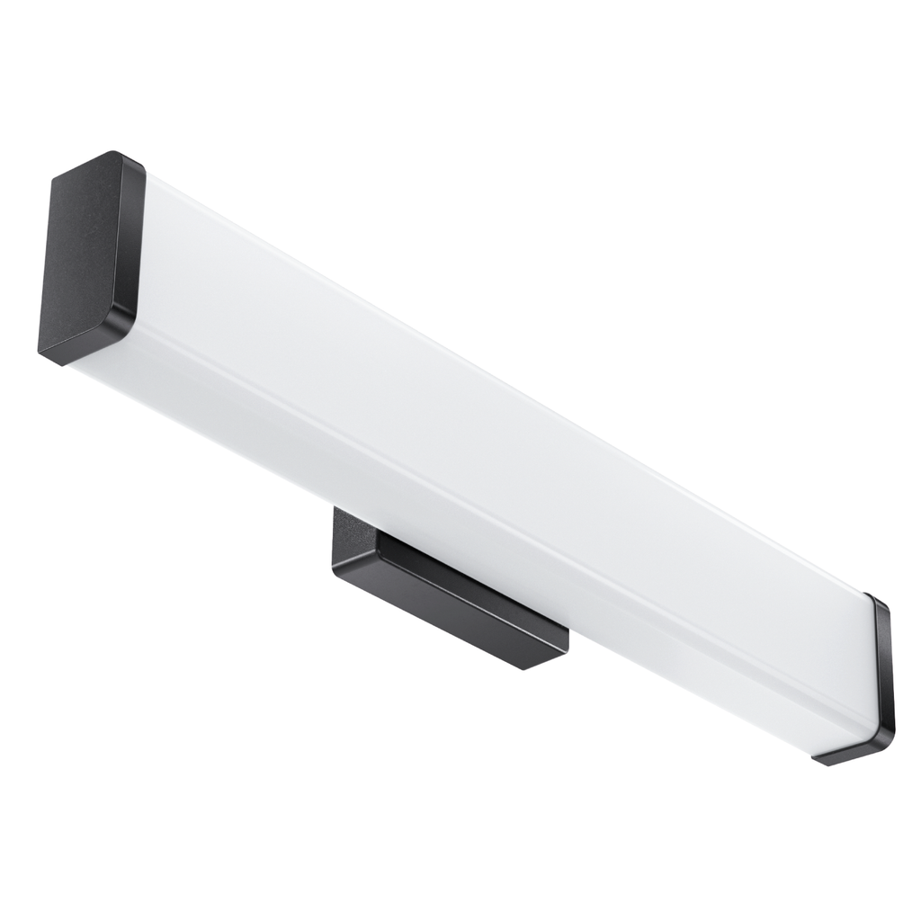 Sunco Black LED Rectangular Vanity Light, 20W, Black, Selectable CCT, 1600 Lumens