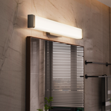 Sunco black LED rectangular vanity light adds a modern, sleek look to any bathroom.