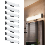 LED Rectangular Black Vanity Light Bar, 24" Wide, Selectable CCT