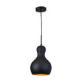 Modern Black and Gold Pendant Light Fixture - Island Lights for Kitchen - Mini Pendant Lighting for Kitchen Island Decor - Island Dining Room Bathroom Bar - GU24 Base
