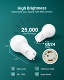 A19 LED Bulb, GU24, 9W, 800 Lumens