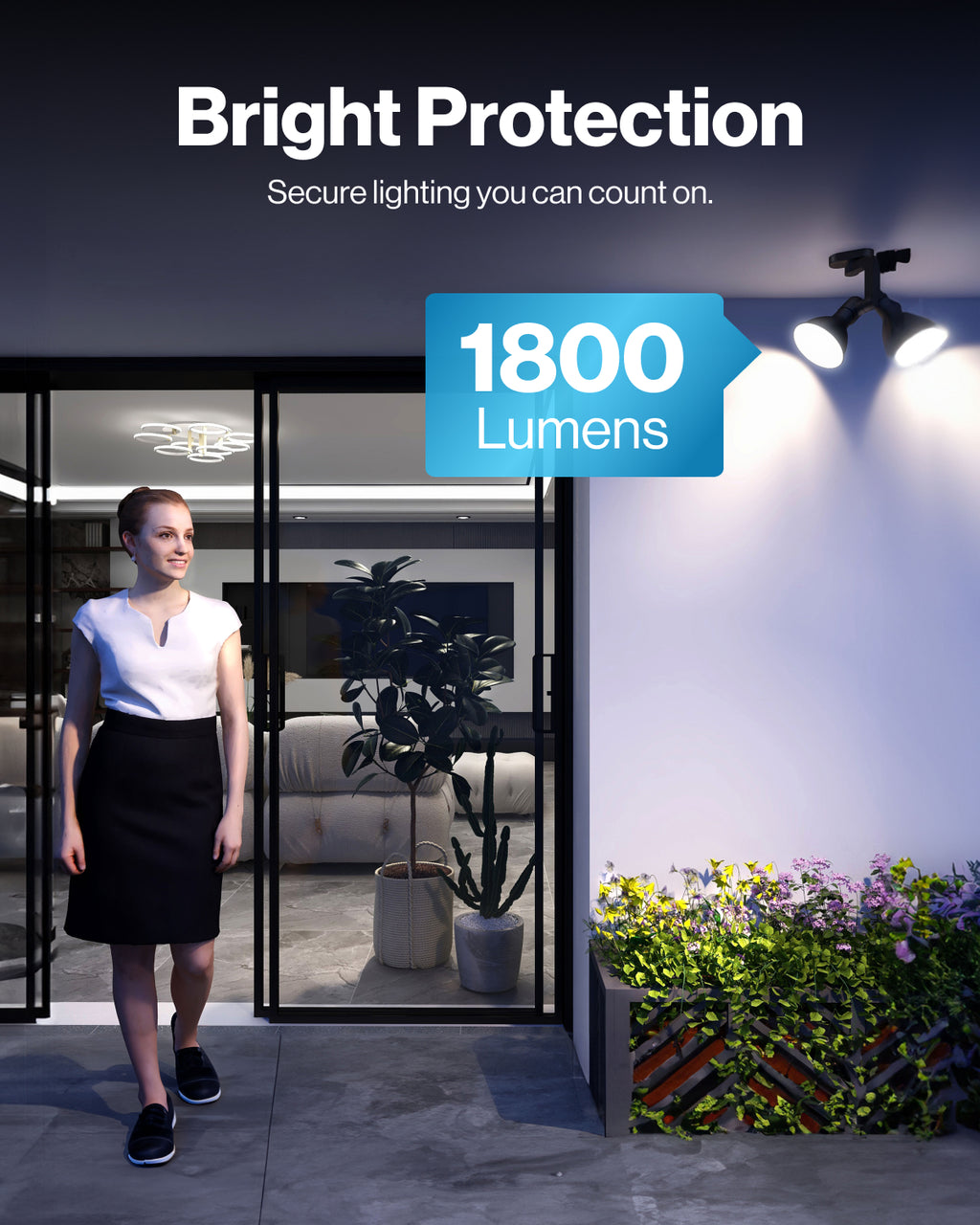 PAR38 Plus Bright LED Bulb, 1800 Lumens