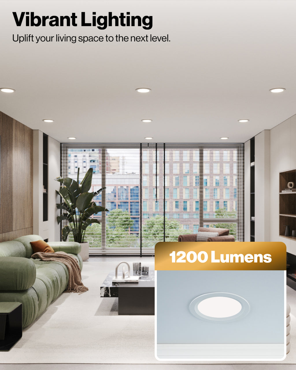 Brighten up your indoor space with vibrant lighting, crisp radiance, and an illuminated experience.
