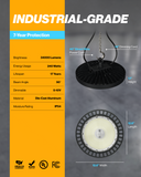 UFO High Bay 240W LED Fixture, 34000 Lumens