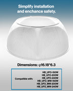 90° beam angle for wide area coverage.