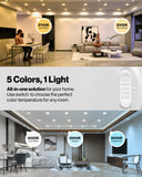 Illuminate your space with selectable hues that are also ideal for visual sensitivity.