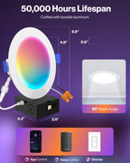 7-year warranty! Our smart slim lights give off sunlight-like quality for true color rendering.  