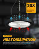 UFO High Bay 240W LED Fixture, 34000 Lumens