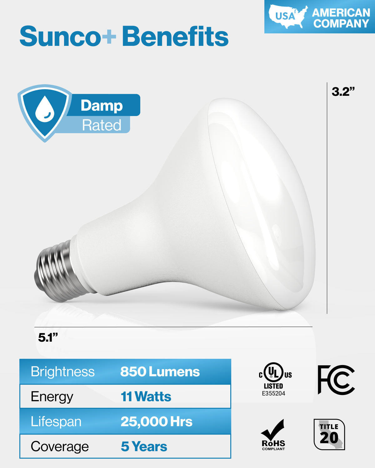 BR30 LED Bulbs LED LIGHTING SUNCO – Sunco Lighting