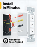 Turn off the power at the breaker. Remove the faceplate and existing switch, then connect the smart dimmer wires to your home wiring.