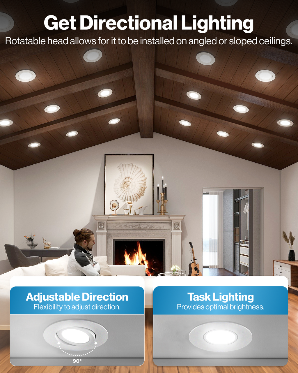 Brighten up your indoor space with vibrant lighting, crisp radiance, and an illuminated experience.