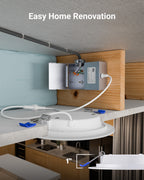 Recessed LED Lighting, 6 Inch, Slim, Wafer Thin, Baffle Trim, 850 Lumens
