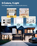 Recessed LED Lighting, 6 Inch, Slim, Selectable CCT, 850 Lumens