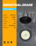 UFO High Bay 200W LED Fixture, 29000 Lumens