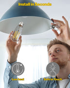 Easily install the light bulb with no hassle.