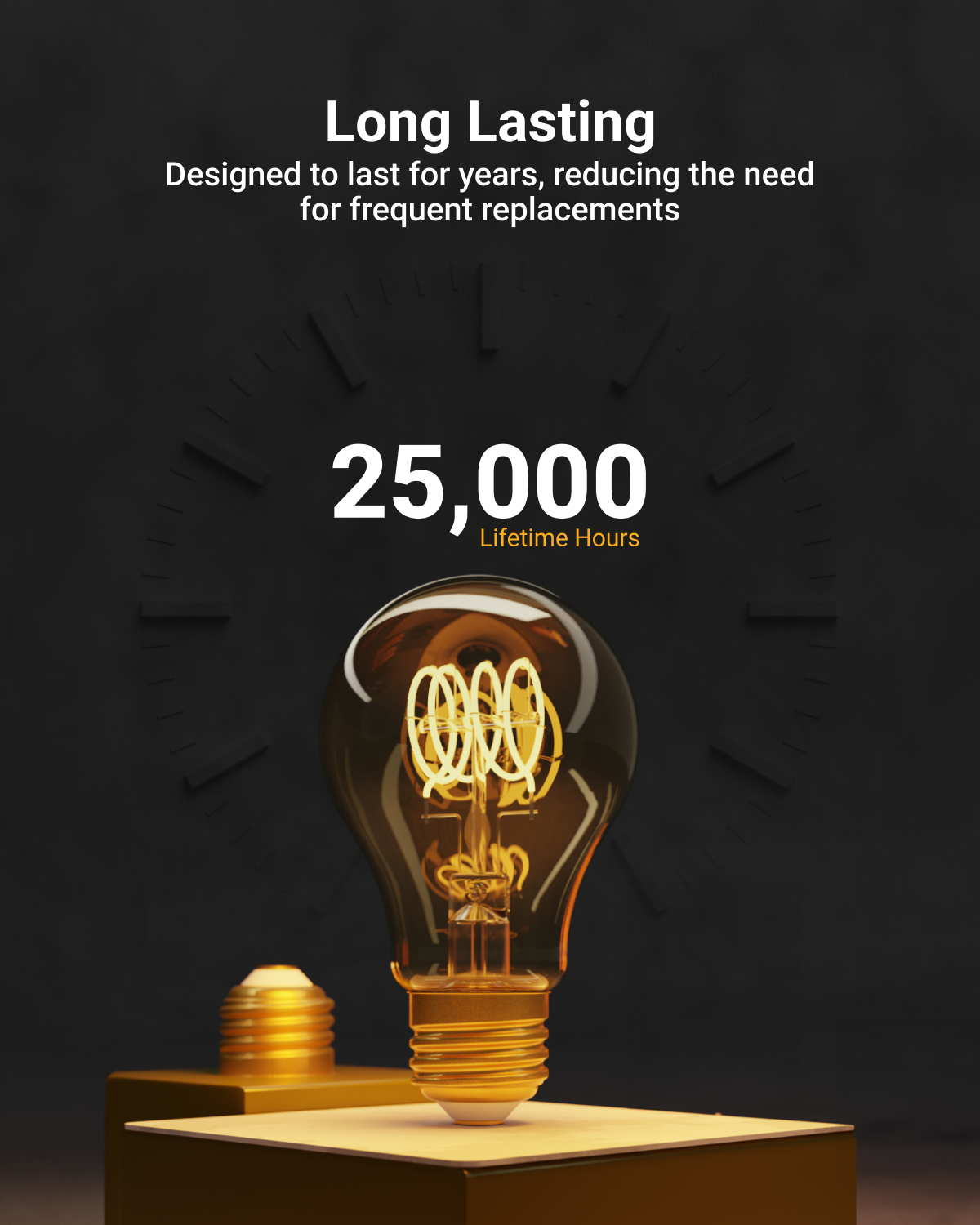 Get the vintage look you want with LED, the better alternative to traditional bulbs.