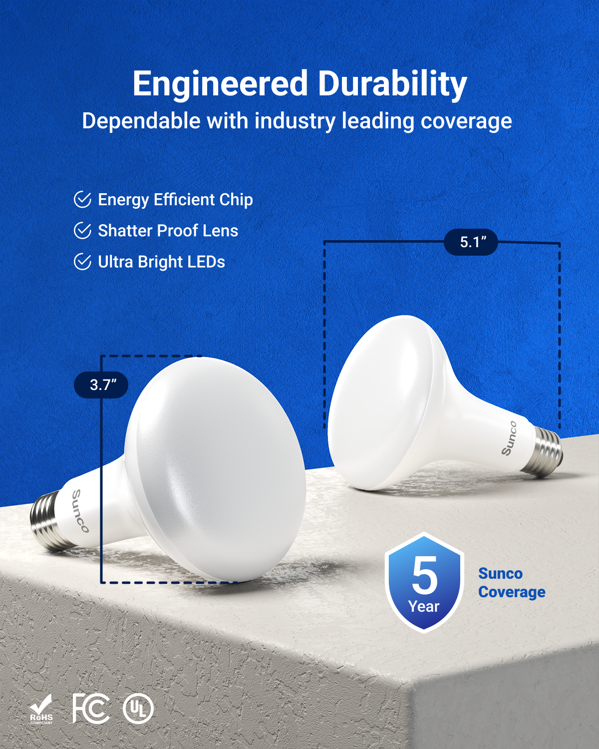 BR30 LED Bulb, High Lumen, 1600 Lumens