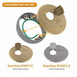 Enerlites Leveling ing for Round Floor Box Covers