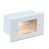 Lensed step light in White