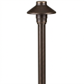 Mini umbrella path light in bronze