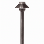 View of 3.5 Inch Mini Umbrella Path Light in Gun Metal