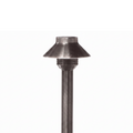 Close-up of 3.5 Inch Mini Umbrella Path Light in Gun Metal