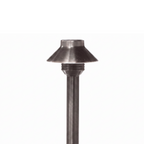 Close-up of 3.5 Inch Mini Umbrella Path Light in Gun Metal