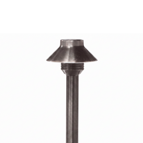 Close-up of 3.5 Inch Mini Umbrella Path Light in Gun Metal