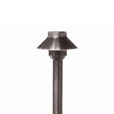 Close-up of 3.5 Inch Mini Umbrella Path Light in Gun Metal