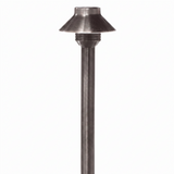 View of 3.5 Inch Mini Umbrella Path Light in Gun Metal