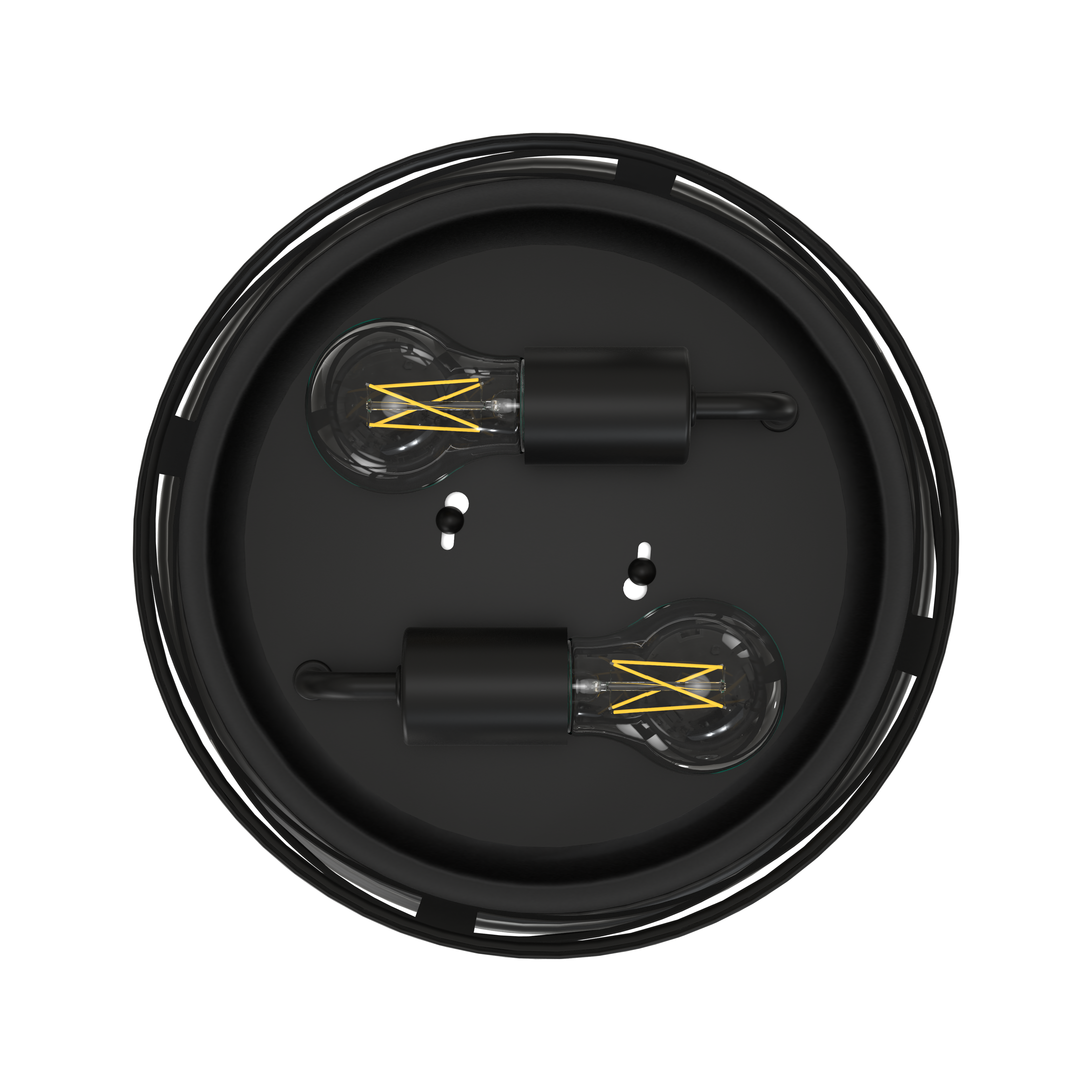 Create a timeless and sleek statement on your ceiling with this matte black 12” diameter ceiling light. Install it in any entryway, hallway, kitchen, living room, or modern office.