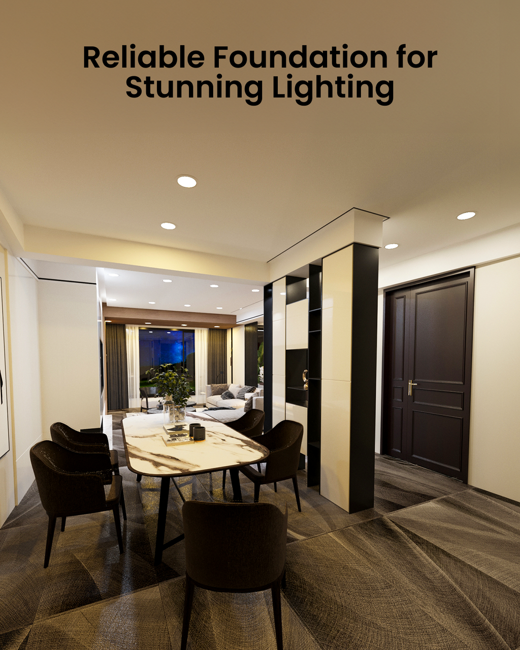 Recessed Lighting Can, 6 Inch, New Construction