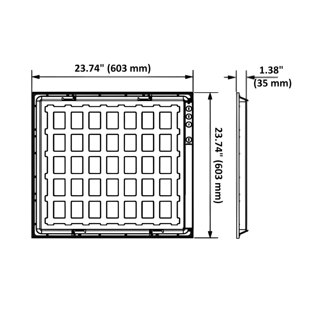 LED Ceiling Panel Light with Battery Backup, 40W/30W/25W/20W/15W, 2x2, Selectable Wattage & CCT, 5000 Lumens