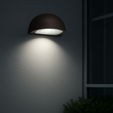 LED Half Moon Wall Pack, Full Cutoff, Dusk to Dawn Photocell, 80W/64W/48W, Selectable Wattage & CCT, 10800 Lumens
