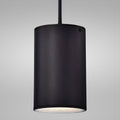 6" Black Finish Cylinder LED Pendant Light, P5048D Series