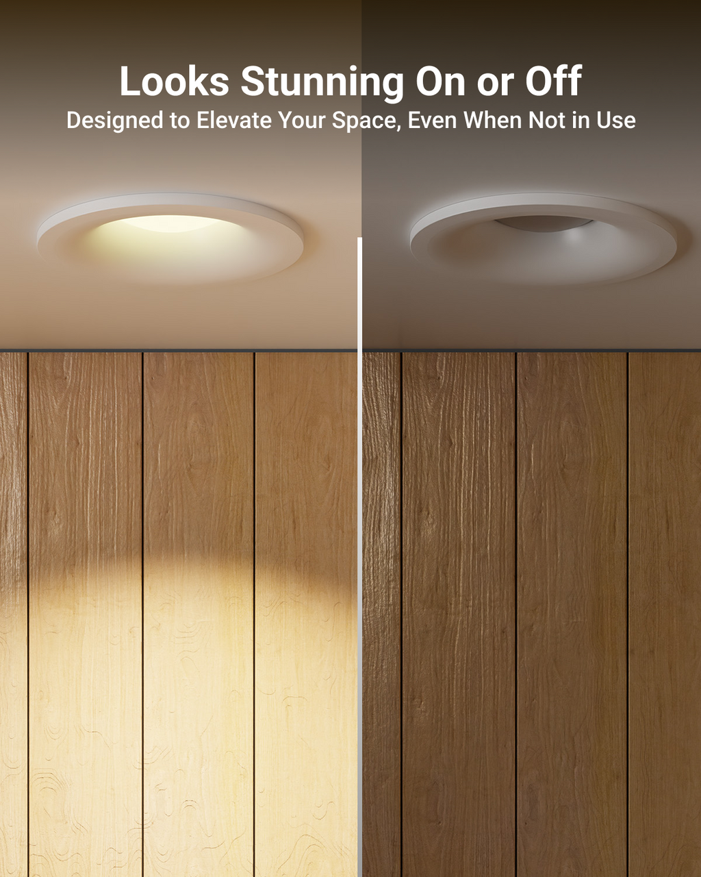 Stylish fixture looks stunning both on and off. 