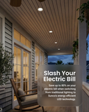 Recessed LED Retrofit Lighting, 5/6 Inch, Smooth, Selectable CCT, 965 Lumens