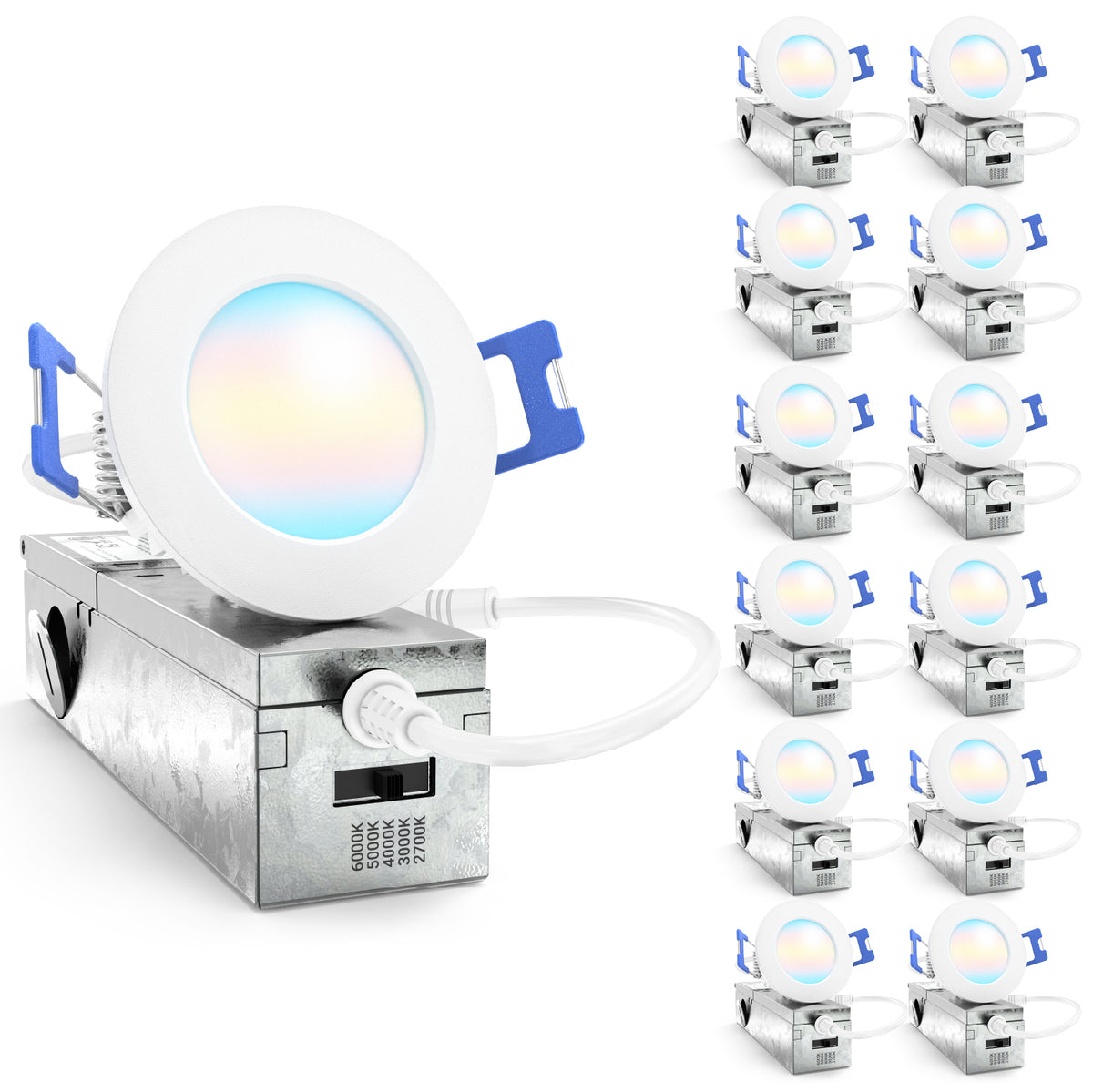 2 Inch Downlight Slim with Metal JBox