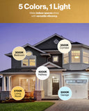 Illuminate your space with selectable hues that are also ideal for visual sensitivity.