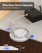 Installation has never been easier. Designed to fit any ceiling, under any joist.